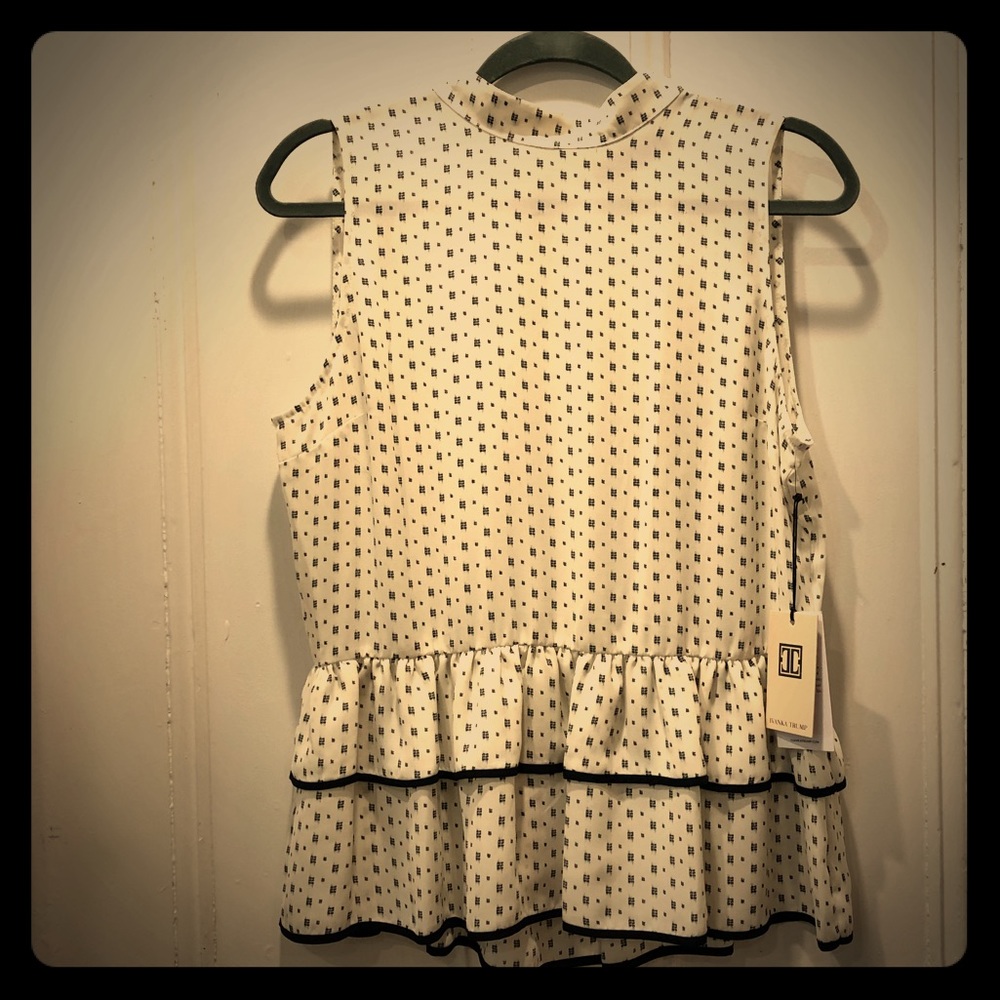 Two tier Peplum shirt NWT